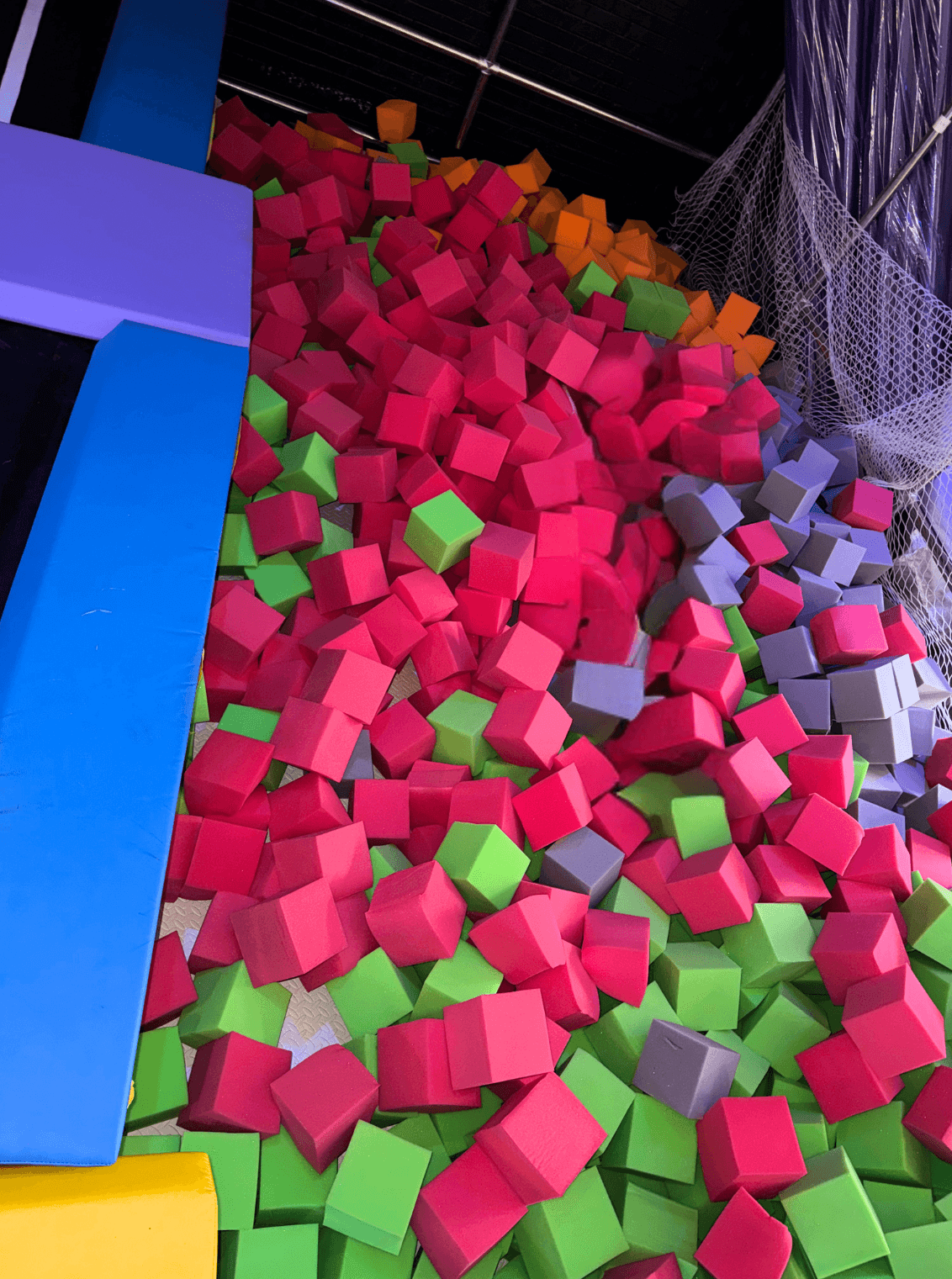 Jungle gym with ball pit