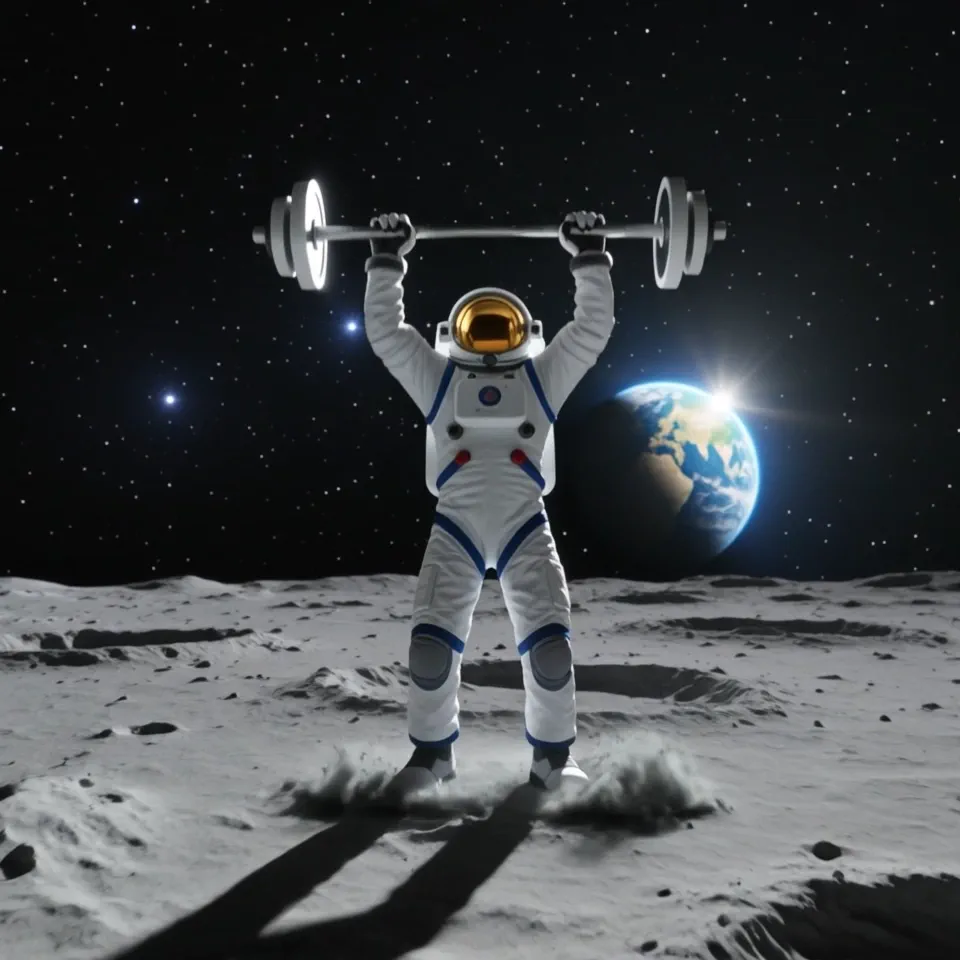 Zero Gravity Fitness hero film, frame 81